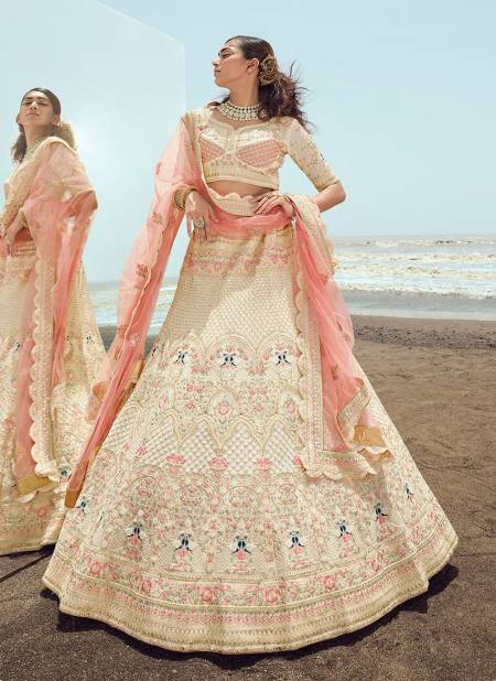 Off White Colour Kimaya Arya New Latest Designer Ethnic Wear Lehenga Choli Collection 23002